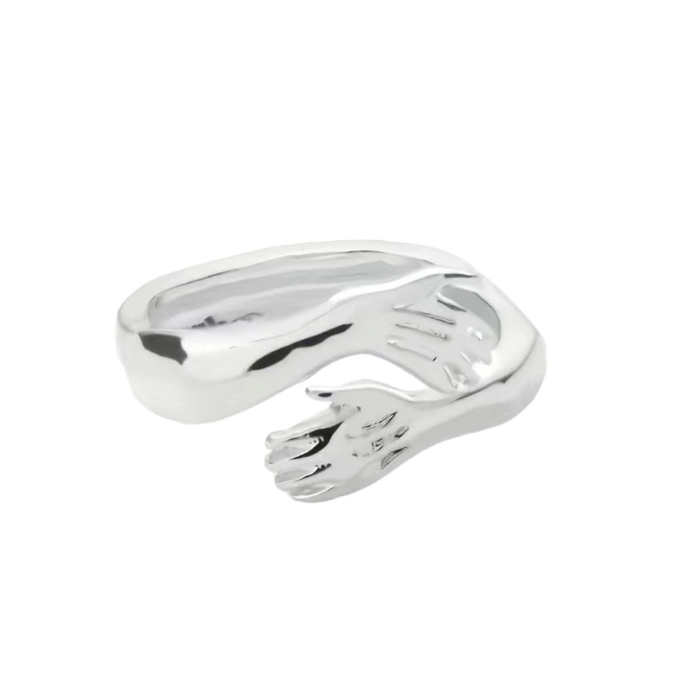 Silver Wrap Style Hug Ring